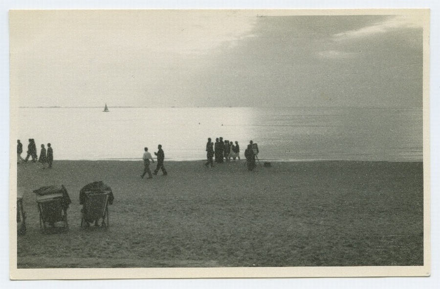 Tallinn, Pirita beach and sea in the evening.