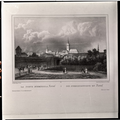 E. Hostein ja V. Adam Th. Gelhaari järgi "Harjuvärav" umbes 1833-1850 aastatest.  similar photo