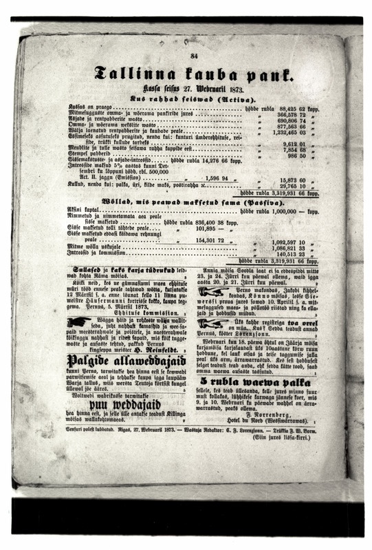 Pärnu Postimees nr. 10, 27. veebr. 1873. a