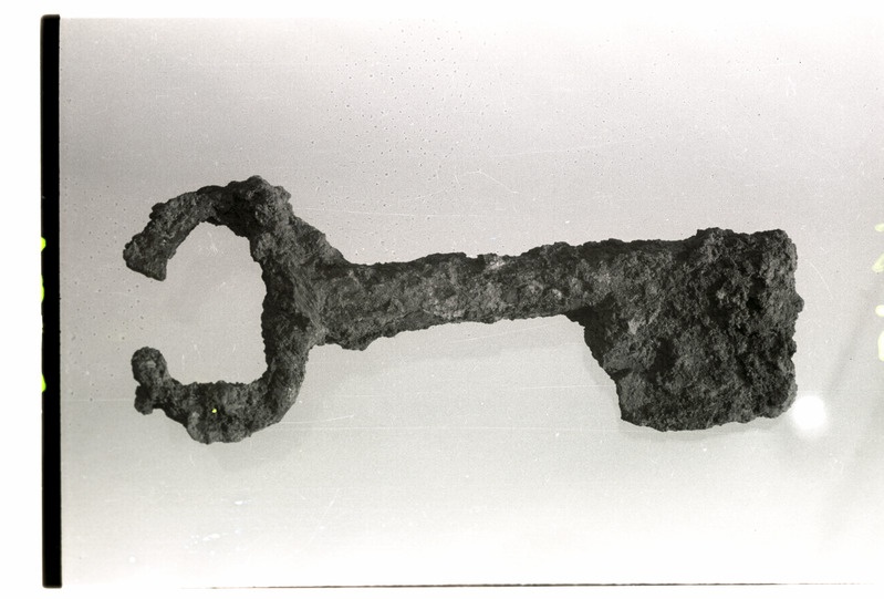 Tallinn, leide arheoloogilistelt kaevamistelt Toompeal, võti.