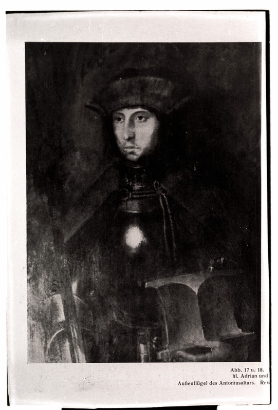 Meister Michieli töö "Püha Adriani portree", peale 1517. aastat.