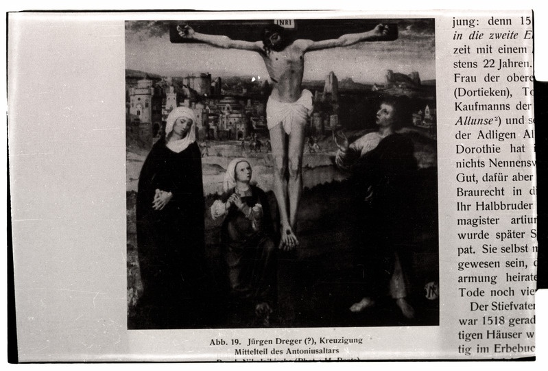Jürgen Dregeri (Michieli õpilase) töö, Antoniuse altari keskosa, Jeesus ristil, 1516. aasta.