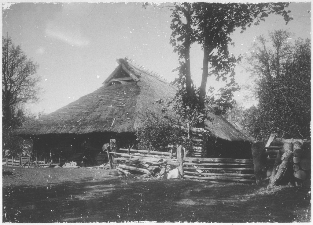 Building on the island of Ruhnu