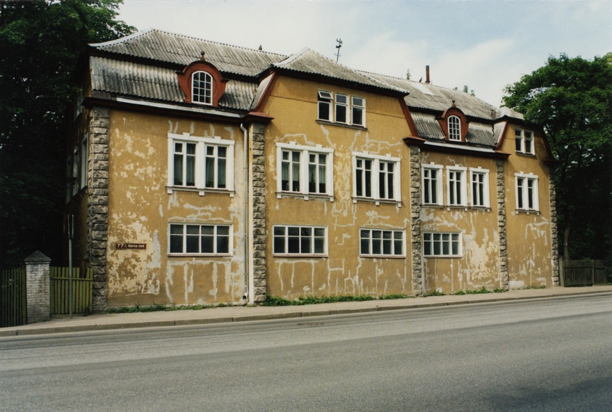 End Fahle villa (hävinud) majandushoone piki tänavat, vaade ärkliakanale. Arhitekt Jacques Rosenbaum