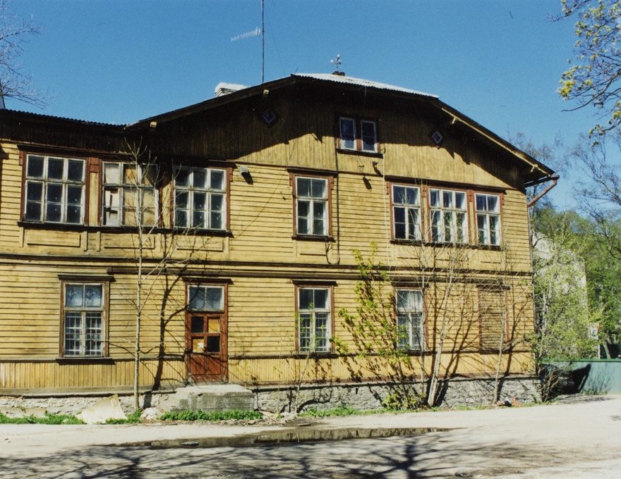 Korterelamu Kentmanni tn, end Saksa koolimaja, hoone vaade