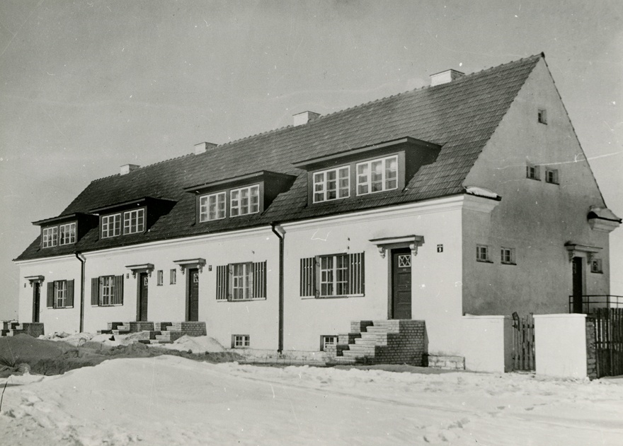 Elamuühing Oma Kolle elamud, vaade elamule. Arhitekt Herbert Johanson