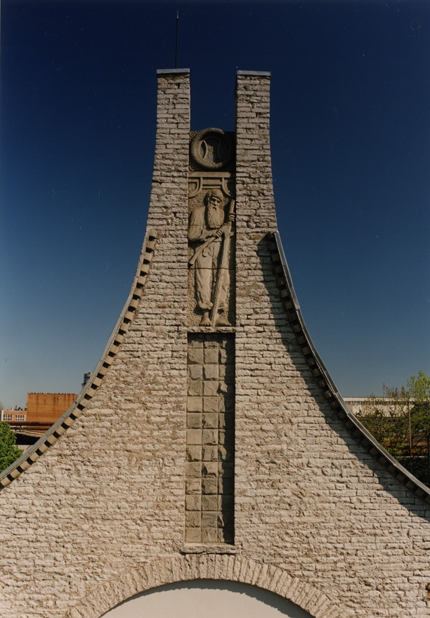 Lutheri klubi, vaade fassaaditipule. Arhitekt Eliel Saarinen, Hermann Gesellius, Armas Lindgren