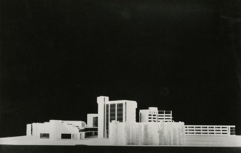 Sanatoorium-puhkekodu Värska, maketifoto. Arhitektid Vilen Künnapu ja Ülevi Eljand