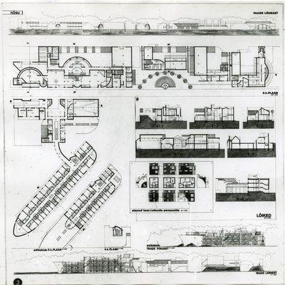 Võsu teenindus- ja puhkekeskus, võistlustöö, III auhind, projektifoto. Arhitektid Jüri Okas ja Jaan Ollik  similar photo