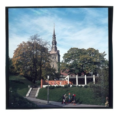 Open-air cafe " Tallinn" on the Harjumägi  similar photo