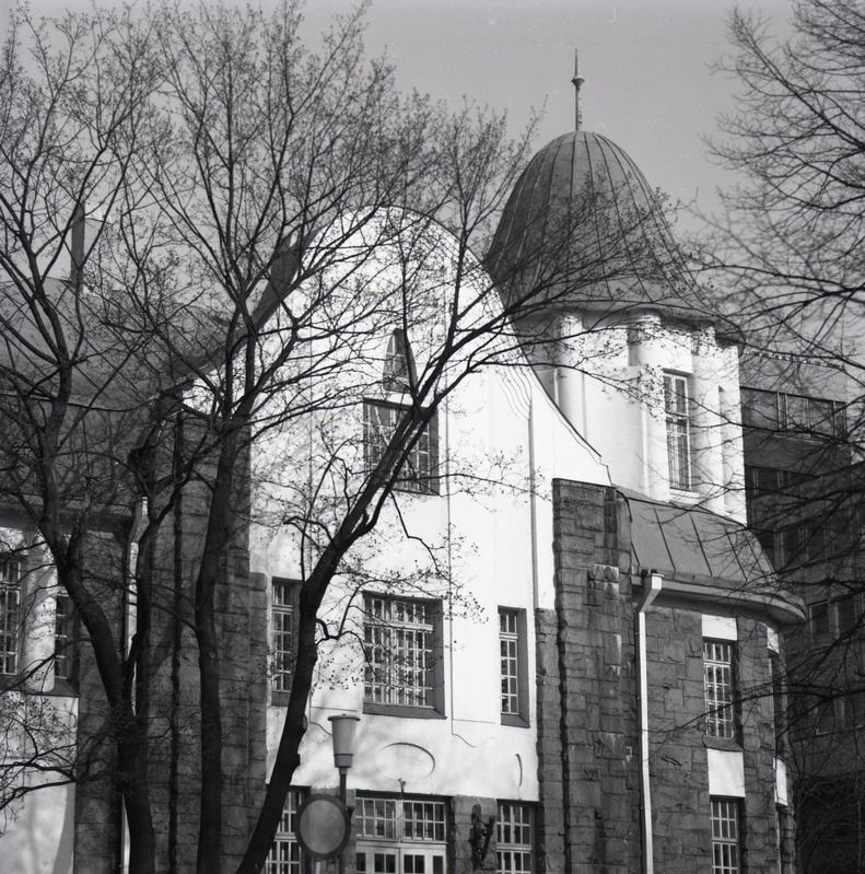 Endine Lutheri villa (nn Õnnepalee), fassaadidetail. Arhitektid Nikolai Vassiljev ja Aleksei Bubõr