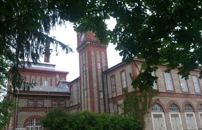Main building of Ellamaa power plant (built in 1923, arh. A. Vladovski) Turbo rephoto
