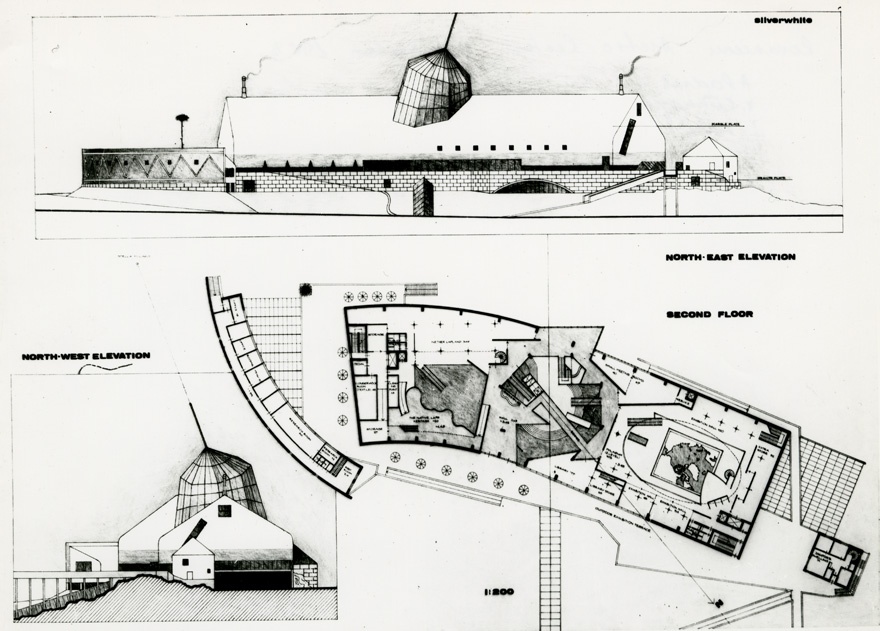 Arctic Center Rovaniemi konkursitöö "Silverwhite", projektivaated. Arhitektid Ain Padrik, Vilen Künnapu, Lennart Meri
