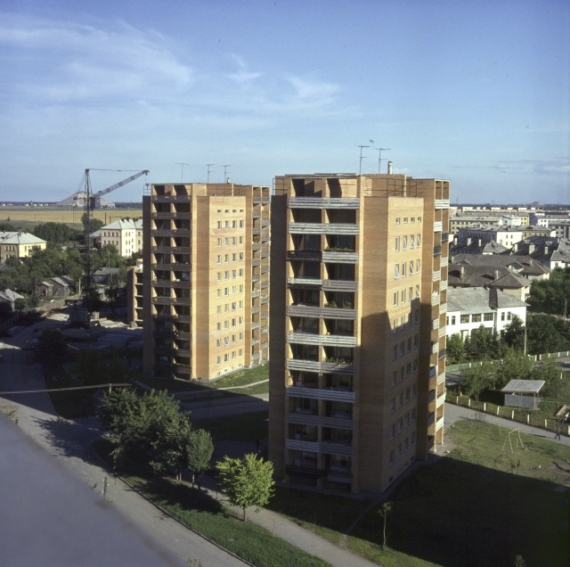 High buildings in Kohtla-Järvel.