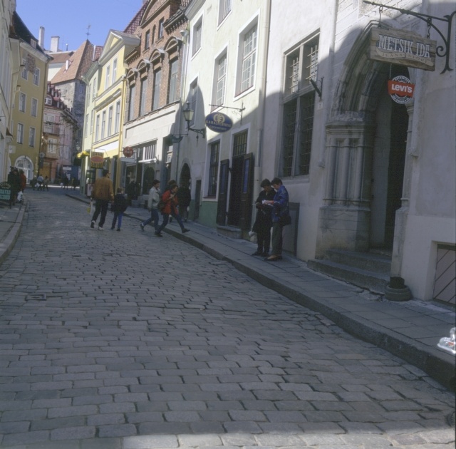 Tallinn. A long street.