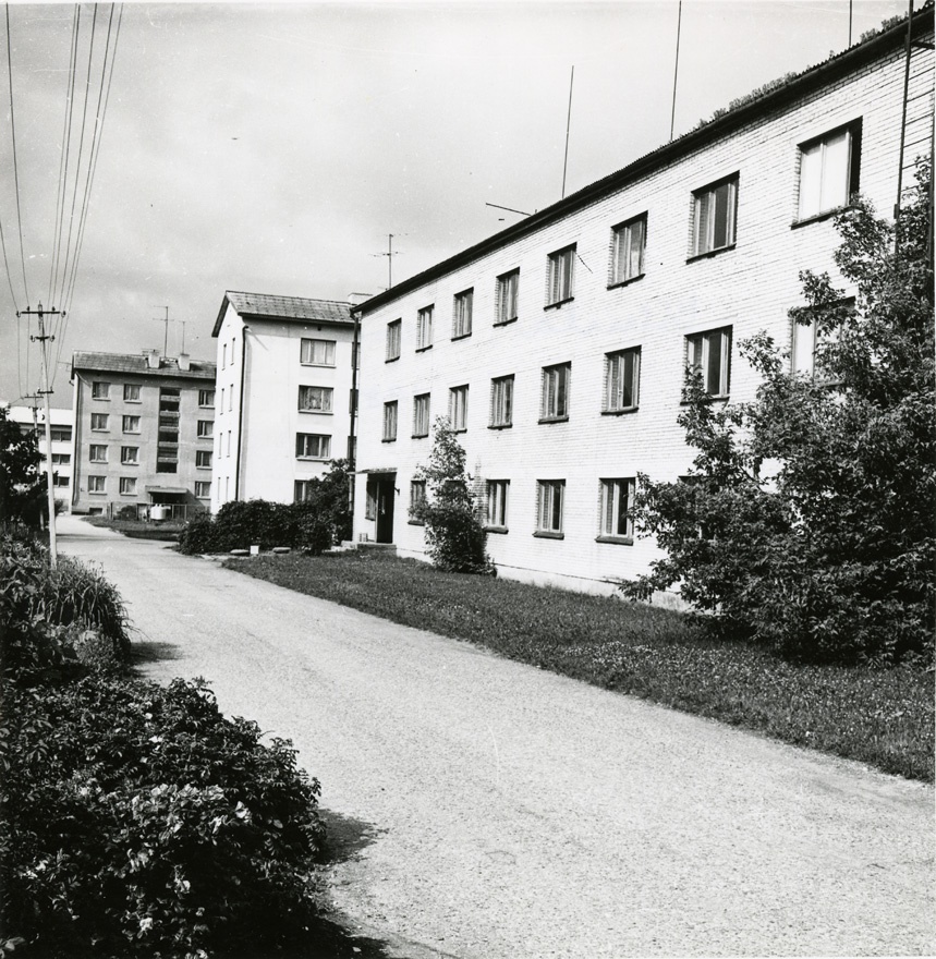 Korterelamud Väimelas, tänavapoolne vaade