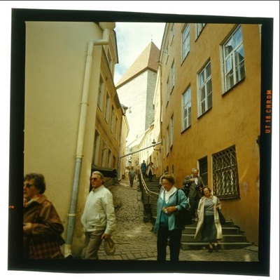 Short leg. Long stairs.  similar photo