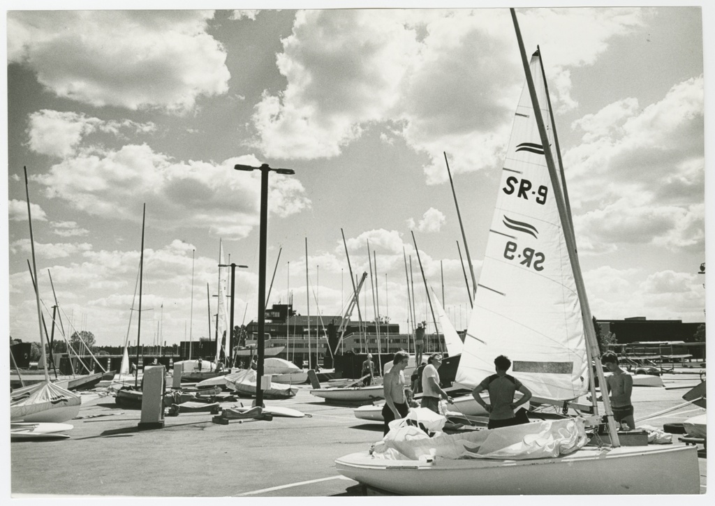 View of the port of Pirita Sailing Sports Centre 31. In the days of the Baltic Regat