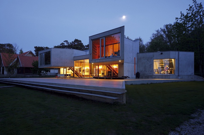 Villa Lokaator Paldiskis, öine vaade. Head Arhitektid: Siiri Vallner, Indrek Peil