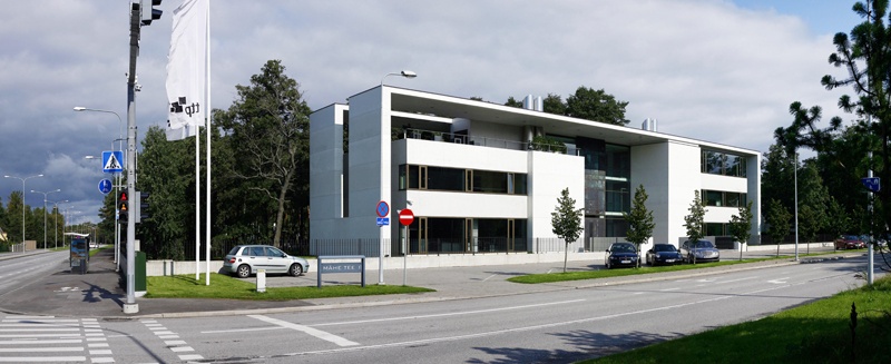 TTP büroohoone Pirital, vaade hoonele. Arhitekt Meelis Press