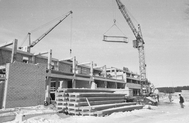 Construction of Tallinn Olympic Sailing Centre in Pirital.