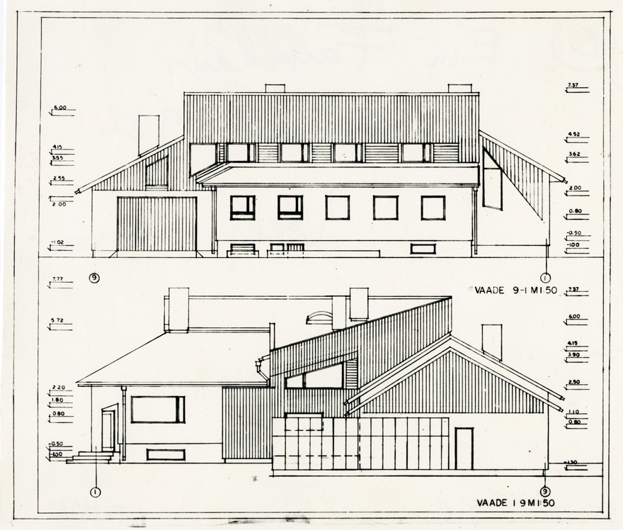 Maamaja, projektifoto. Arhitekt Veljo Kaasik