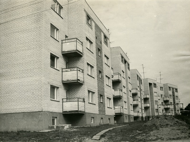 Korterelamu "Kalev" Haapsalus, vaade. Arhitekt Veljo Kaasik