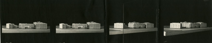 Tallinna Reaalkooli juurdeehituse konkursitöö, maketifoto. Arhitekt Ike Volkov