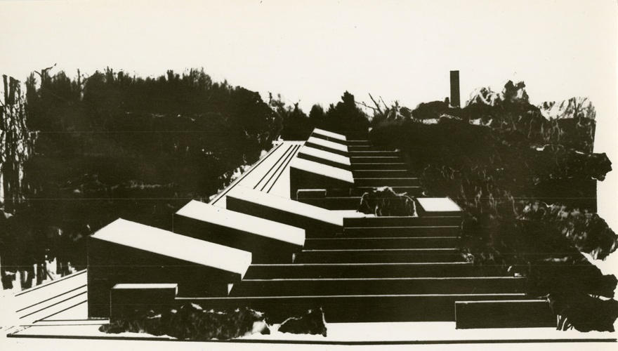 Ridaelamu Meriväljal, projektifoto. Arhitekt Peep Jänes