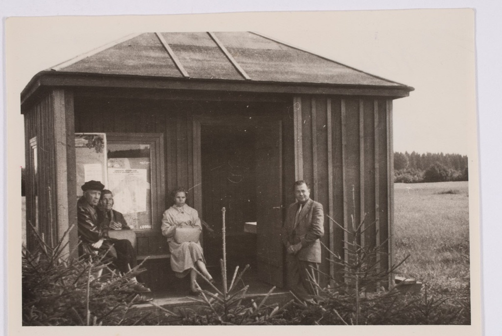 Põltsamaa airport waiting room in the 1960s.
