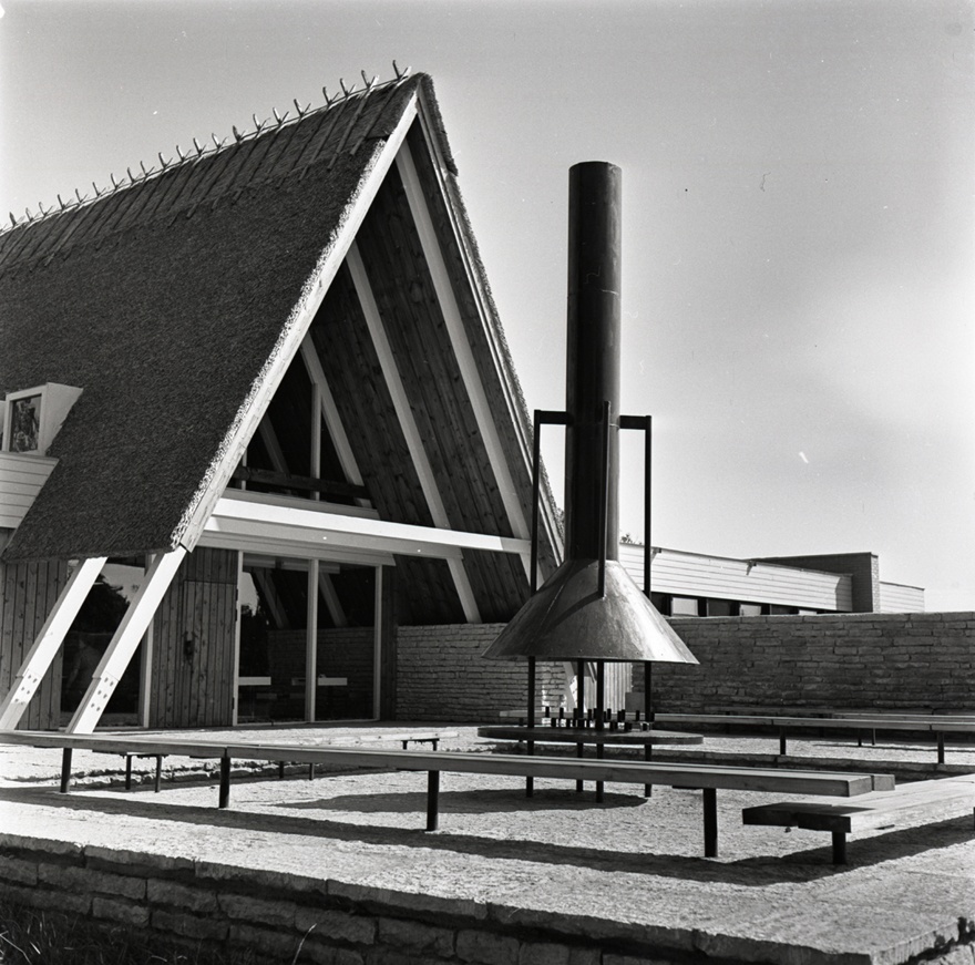 Kohvik Merepiiga (hävinud), terrass. Arhitekt Voldemar Herkel