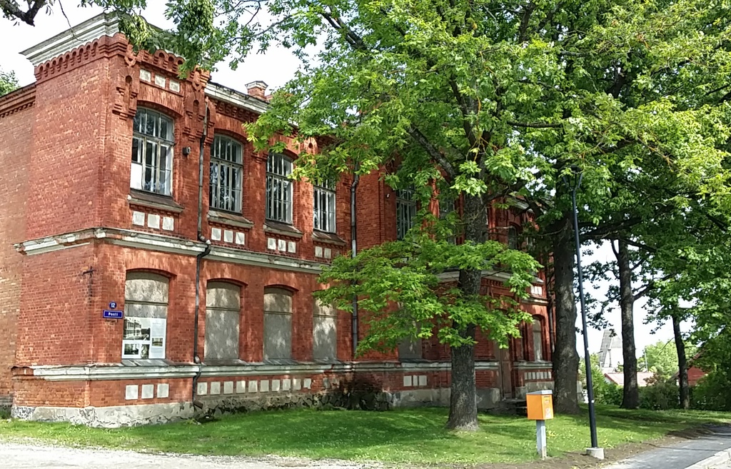 foto, Paide Gümnaasium Posti t. 1912.a. rephoto