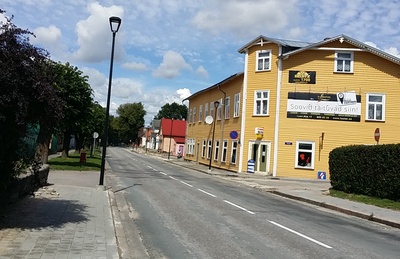postkaart, Paide Tallinna tänav 20.saj. alguses rephoto