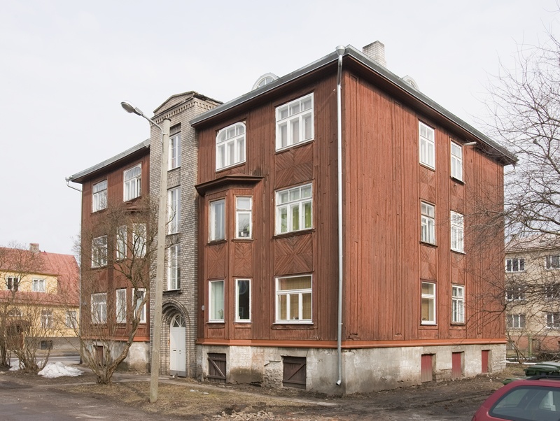 Elamu Tallinnas Kungla 22, vaade hoonele. Arhitekt Karl Tarvas