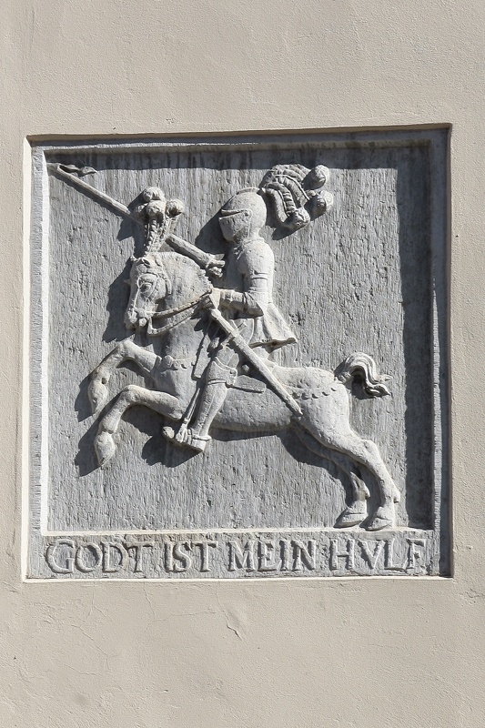 Mustpeade vennaskonna hoone Tallinnas, fassaadidetail