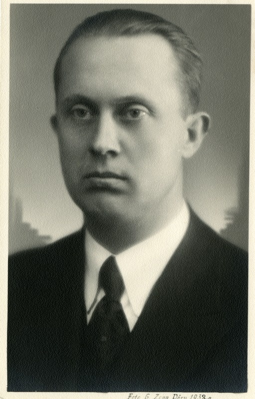 Arhitekt Henn Kuvasto (Herbert Gustavson), portreefoto