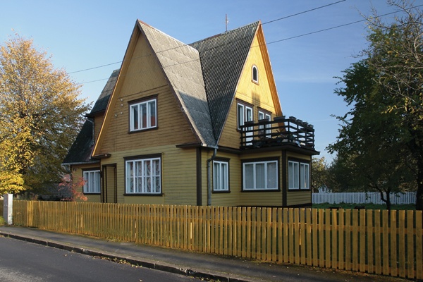 Seedri tänava piirkond Pärnus, vaade hoonestusele