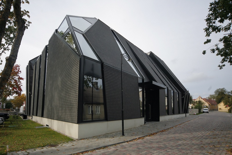 Arensburg Boutique hotell ja spa Kuressaares, vaade hoonele. KOKO Arhitektid: Margit Kärner (Aule), Raivo Kotov, Lea Laidra, sisearhitekt: Liisi Murula