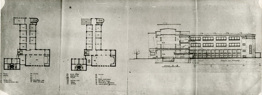 Inglise kolledži hoone kavand, foto projektist. Arhitekt Anton Soans