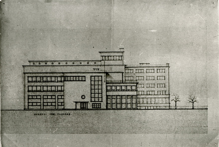 Inglise kolledži hoone kavand, foto projektist. Arhitekt Anton Soans