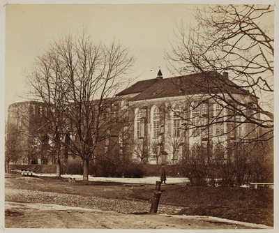 Ruins of Tartu Toom Church (University Library) from Lossi Street  duplicate photo