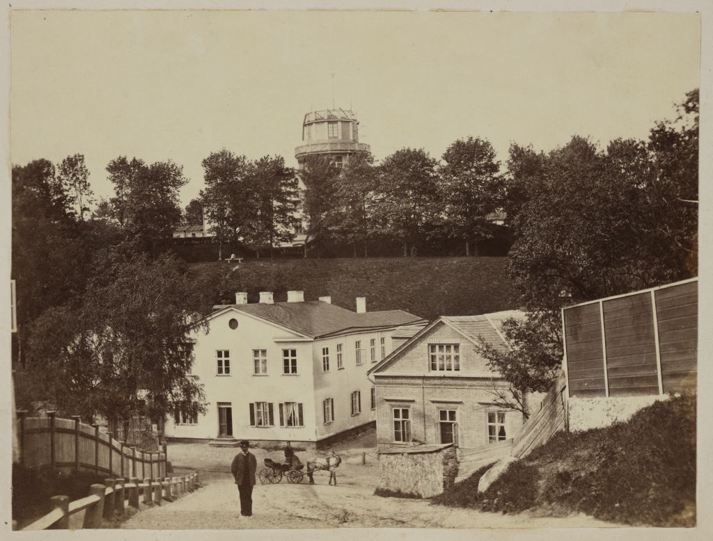 Vallikraavi Street and Tartu Star Tower from Senff Mountain