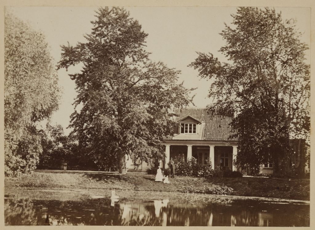 House and Ticket in the Botanical Garden of the University of Tartu