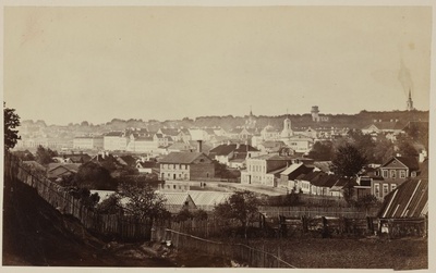 Panoramic view to Tartu over the Meltsiveski Twink  similar photo