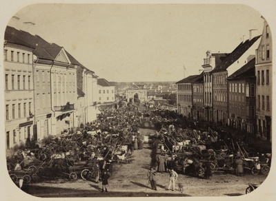 Market at Tartu Raekoja Square  duplicate photo
