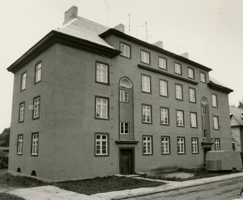 Õpetajate elamu Graniidi 24, vaade. Arhitektid Herbert Johanson ja Eugen Habermann