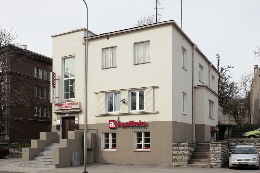 Eramu Suur-Ameerika tänaval, vaade hoonele. Arhitekt Erich Jacoby