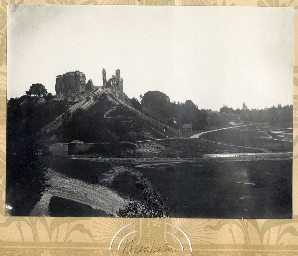 The ruins of the bishop of Koknese