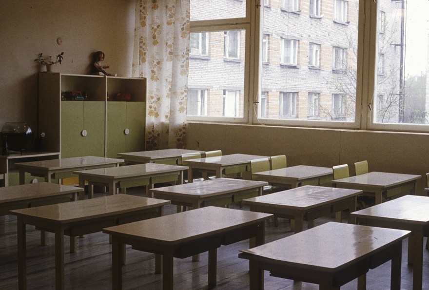 "Dvigateli" tehase lasteaed Tallinnas, rühmaruum