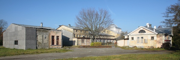 Pärnu mudaravila (supelasutus), vaade merepoolsele küljele. Arhitekt Olev Siinmaa; fassaadid Erich von Wolffeldt ja Aleksander Nürnberg